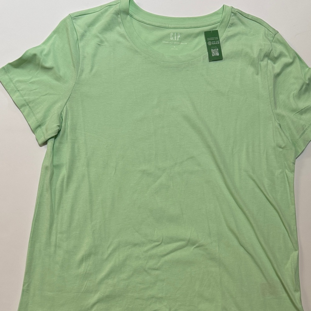 GAP Women's Mint Green Short Sleeve Tee